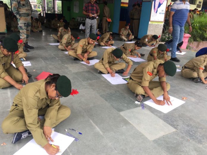 जवाहर नवोदय विद्यालय चुहरपुर में संचालित दस दिवसीय वार्षिक परिशिक्षण शिवर