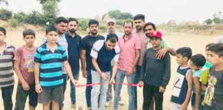 युवा क्लब बुबका की ओर से क्रिकेट प्रतियोगिता का शुभारंभ