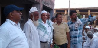 साढौरा के खांडरा में मुस्लिम समाज के लोगों से मिलें ex DGP पृथ्वीराज yamunanagar hulchul ex dgp