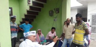 यमुनानगर बाईपास और कुरुक्षेत्र से गुजरने वाले बाईपास के लिंक रोडों पर ओवरब्रिज बनाएं जाएँ : आप रादौर में ग्रामीणों को संबोधित करते आप पार्टी के नेता।