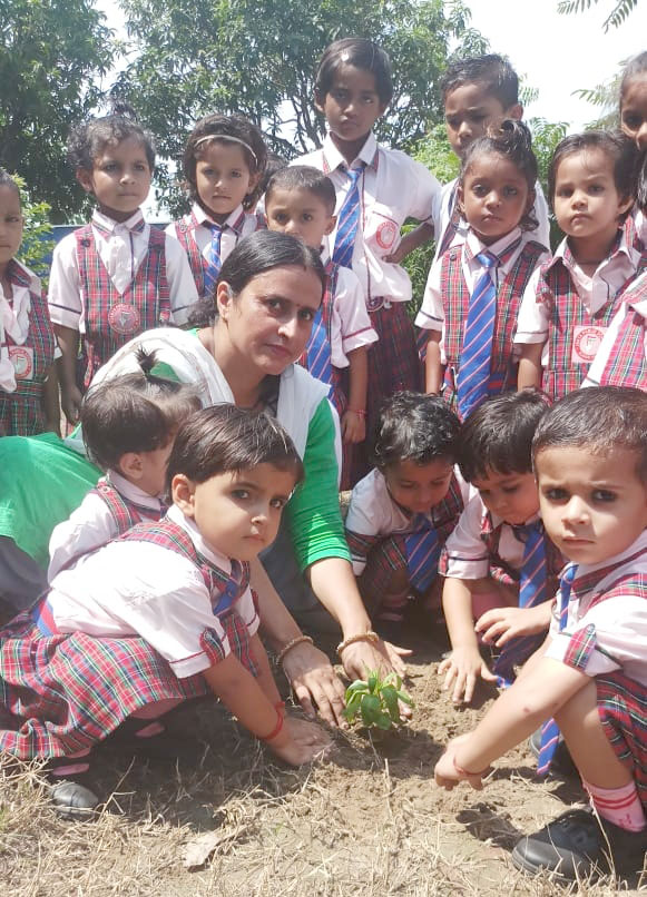 जनता पब्लिक स्कूल अलाहर में प्लेवे स्कूल के बच्चों के लिए गतिविधियां आयोजित