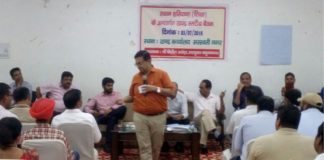 सक्षम हरियाणा कार्यक्रम के अर्न्तगत खण्ड सरस्वती नगर में बैठक आयोजित सरस्वती नगर में बैठक को सम्बोधित करते हुए जिला उपायुक्त गिरिश अरोडा