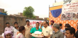 युवा सेवा ऐसोसिएशन ने 70 जरूरतमंद परिवारों को बांटा राशन yamunanagar hulchul sewa