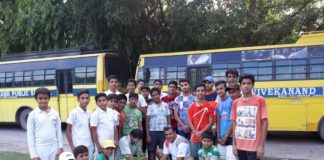 स्वामी विवेकानंद पब्लिक स्कूल हुड्डा की क्रिकेट एकेडमी ने किया पौधारोपण yamunanagar hulchul swami vivekanand school