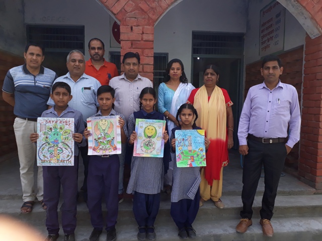 राजकीय माध्यमिक विद्यालय तेलीपुरा में ऊर्जा संरक्षण  पर हुई प्रतियोगिता