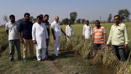 हैल्थ केयर वर्कर बोर्ड के चेयरमैन डॉ ऋषिपाल सैनी ने किया प्रभावित गांवों का दौरा