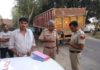 ट्रैफिक पुलिस ने वाहनों के काटे चालान