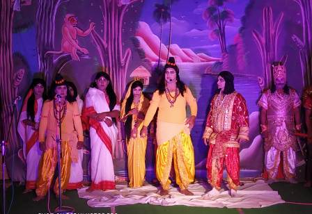 करेड़ा खुर्द की रामलीला में नंदीग्राम का भावमय नाट्य मंचन