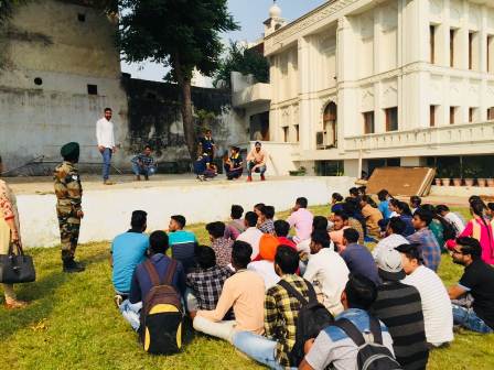 गुरु नानक खालसा कॉलेज में एन सी सी कैडेटों ने हरियाणा दिवस मनाया