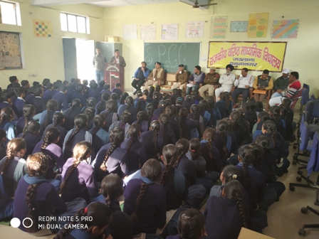 राजकीय वरिष्ठ माध्यमिक विद्यालय में छात्र पुलिस कैडेट कार्यक्रम: डीजीपी बीएस संधू