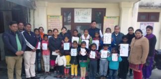 बाल कल्याण समिति और जिला बाल संरक्षण इकाई ने ओपन शेल्टर होम में मनाया गणतंत्र दिवस