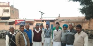 गांव बहादुरपुर में पंचायती जमीन पर बारातघर बनने पर गांव के कुछ लोगों ने किया वाद विवाद पंचायत से मामला पुलिस तक पहुंचा