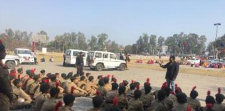 तेजली खेल परिसर में एन सी सी कैडेटों ने निकली ई वेस्ट मैनेजमेंट रैली