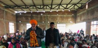 गांव जुब्बल में रबी अभियान,किसान सम्मेलन में विधायक श्याम सिंह राणा ने मुख्यातिथि के रूप में शिरकत की