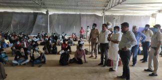 मेयर ने किया रिलीफ कैंपों का निरीक्षण, बोले सोशल डिस्टेंस बनाए रखें yamunanagar hulchul mayor yamuna nagar