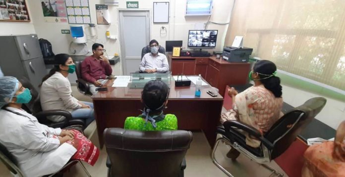 yamunanagar hulchul यमुनानगर हलचल jagadhri civil hospital inspection by dc on corona preparatoin (4)