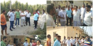 मेयर ने किया गांव भगवानगढ़ का निरीक्षण, सुनी समस्याएं
