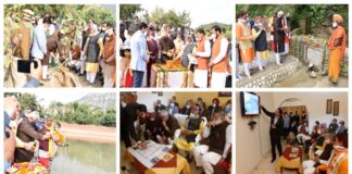 आदिबद्री में केन्द्रीय जल शक्ति मंत्री, अधिकारियों को दिए निर्देश adibadri, yamunanagar hulchul, ratanlal kataria, shivalik range,