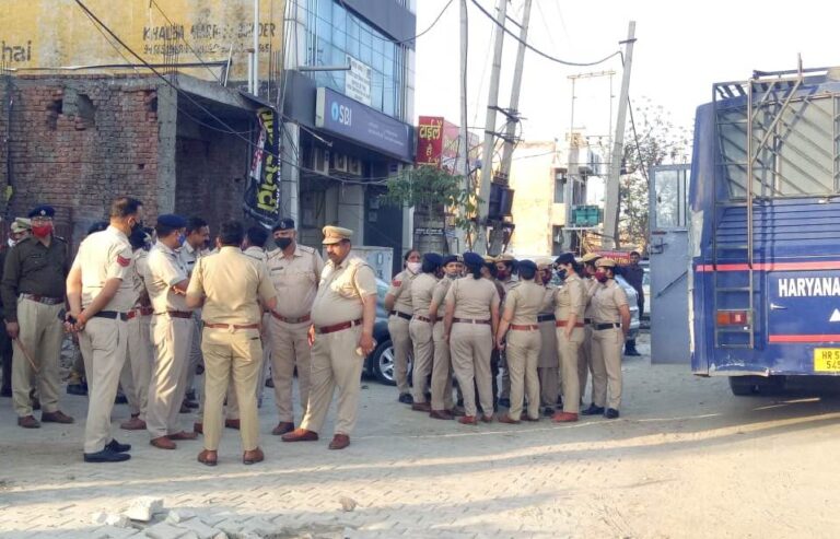Yamunanagar : भाजपा प्रदेश अध्यक्ष धनखड़ के दौरे को देखते हुए जिला पुलिस ने की कड़ी सुरक्षा व्यवस्था, नाकाबंदी