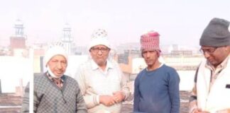 Yamunanagar : देवी मंदिर का डाला लेंटर y