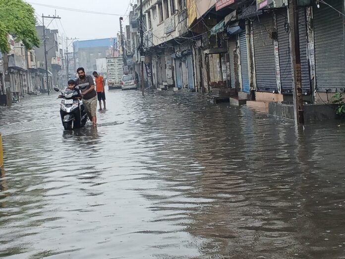 heavy rain water in jagadhri heavy rain water in jagadhri