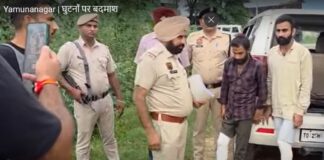 घुटनों पर बदमाश gangsters-on-knees-in-yamunanagar hulchul